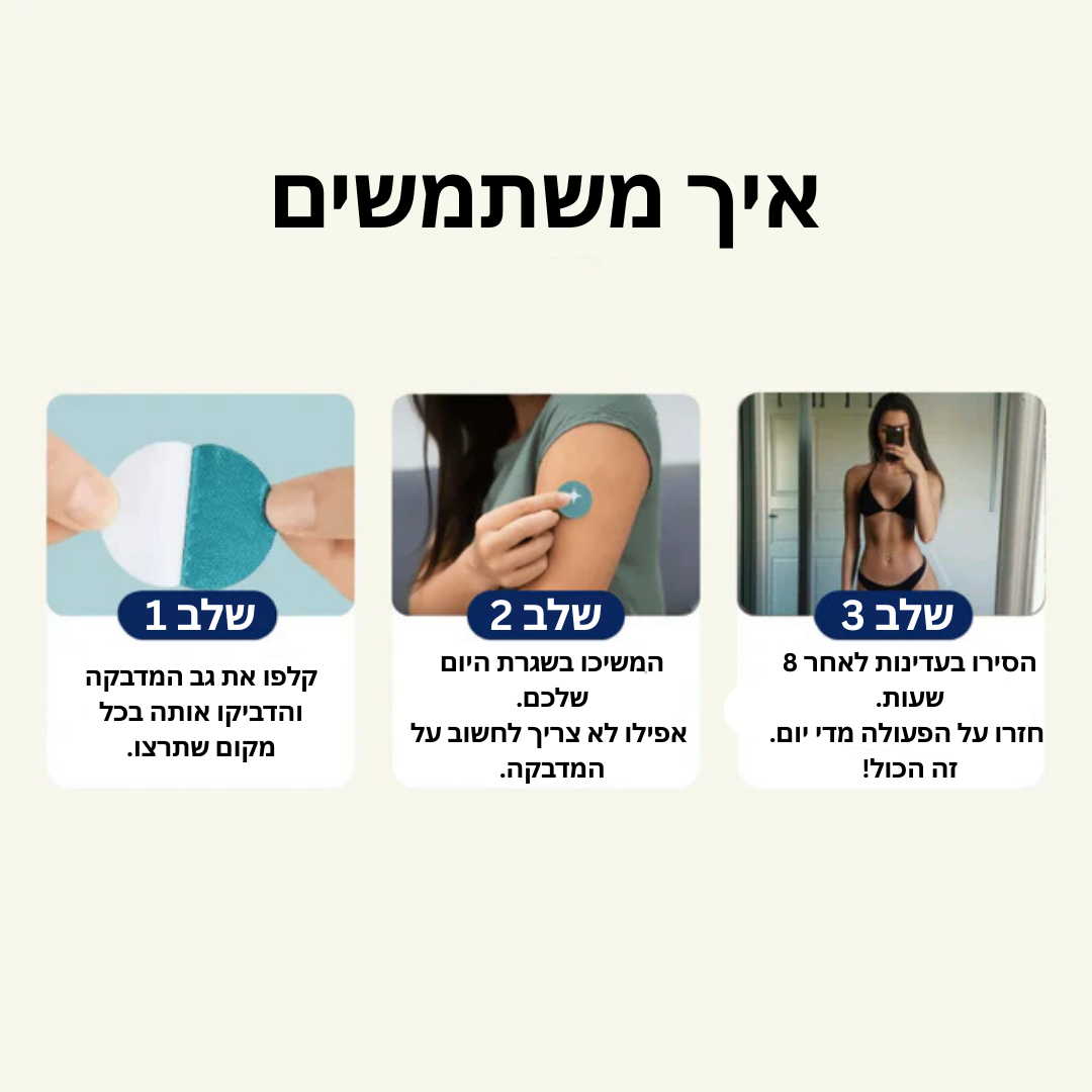 מדבקות ה-GLP-1 המקוריות