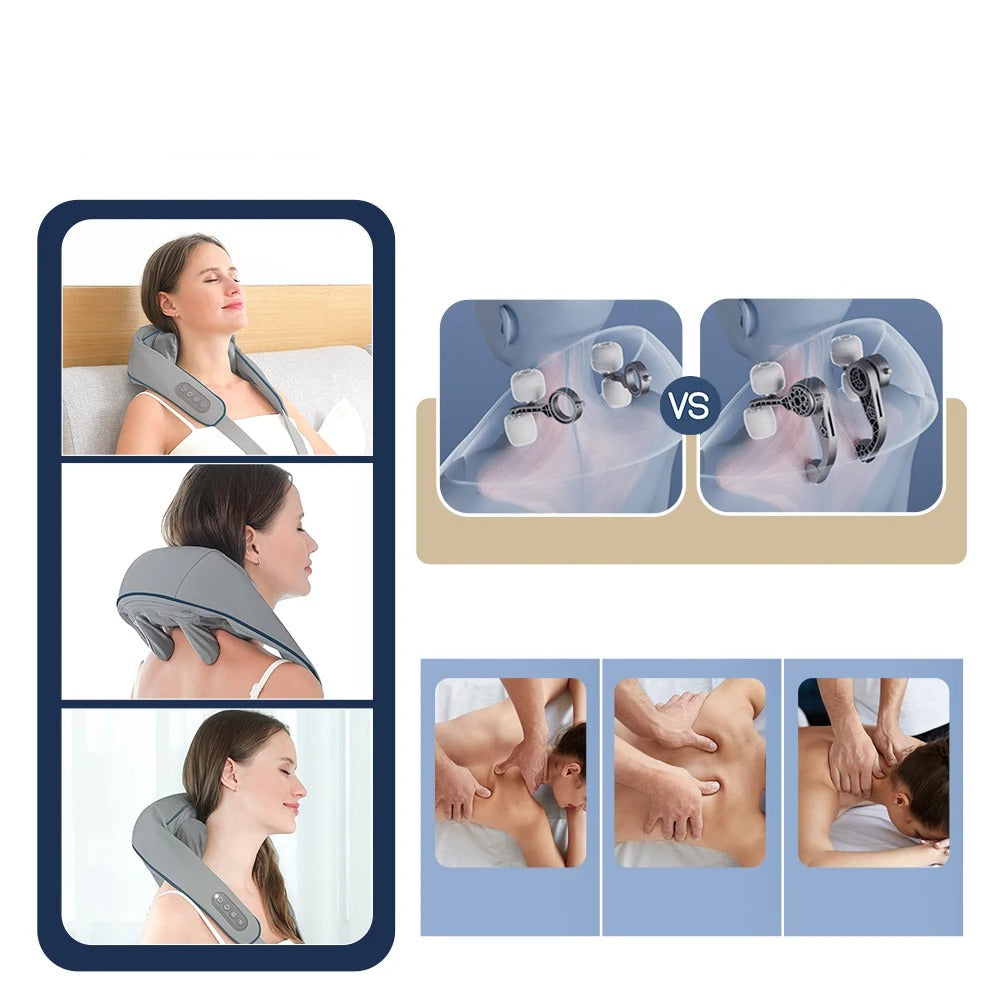 Wellstride™ מסאז'ר צוואר אלחוטי