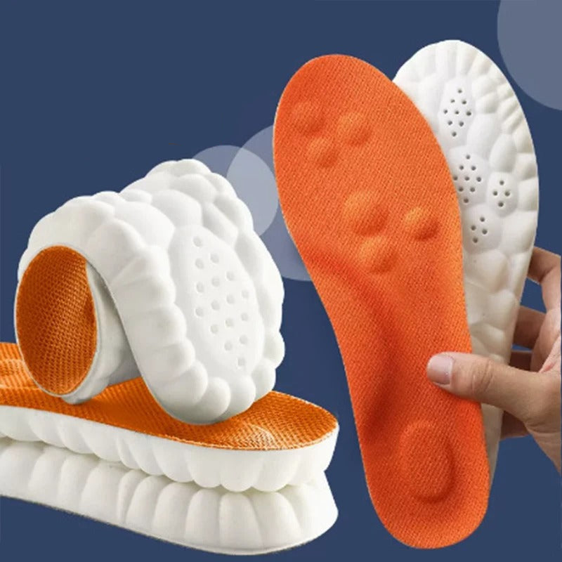Wellstride™ רפידות 4D בטכנולוגיית ענן מלטקס אורטופדיות